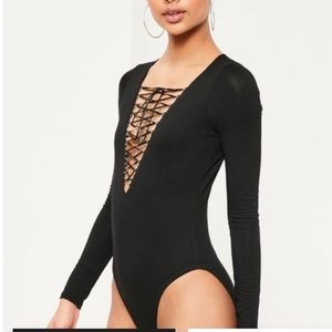 Lace Up Bodysuit